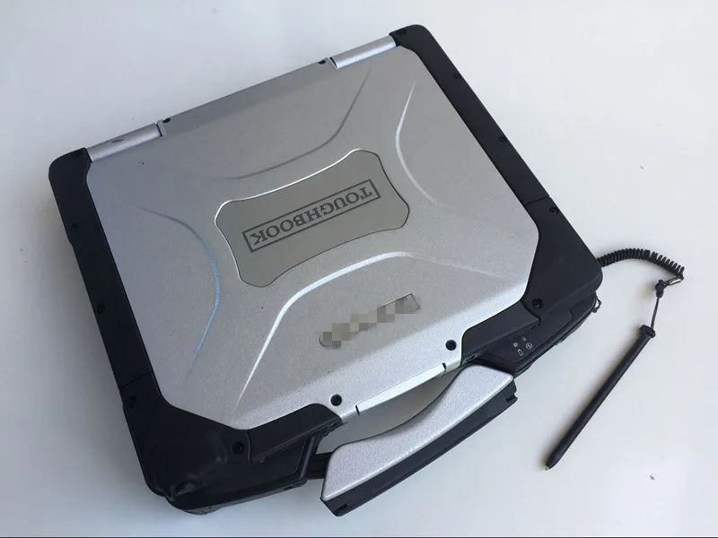 MB Star C5 с программным обеспечением V12. X DTS Monaco на 320 Гб HDD и используется Toughbook CF-30 4G для считывания кода и сканирования