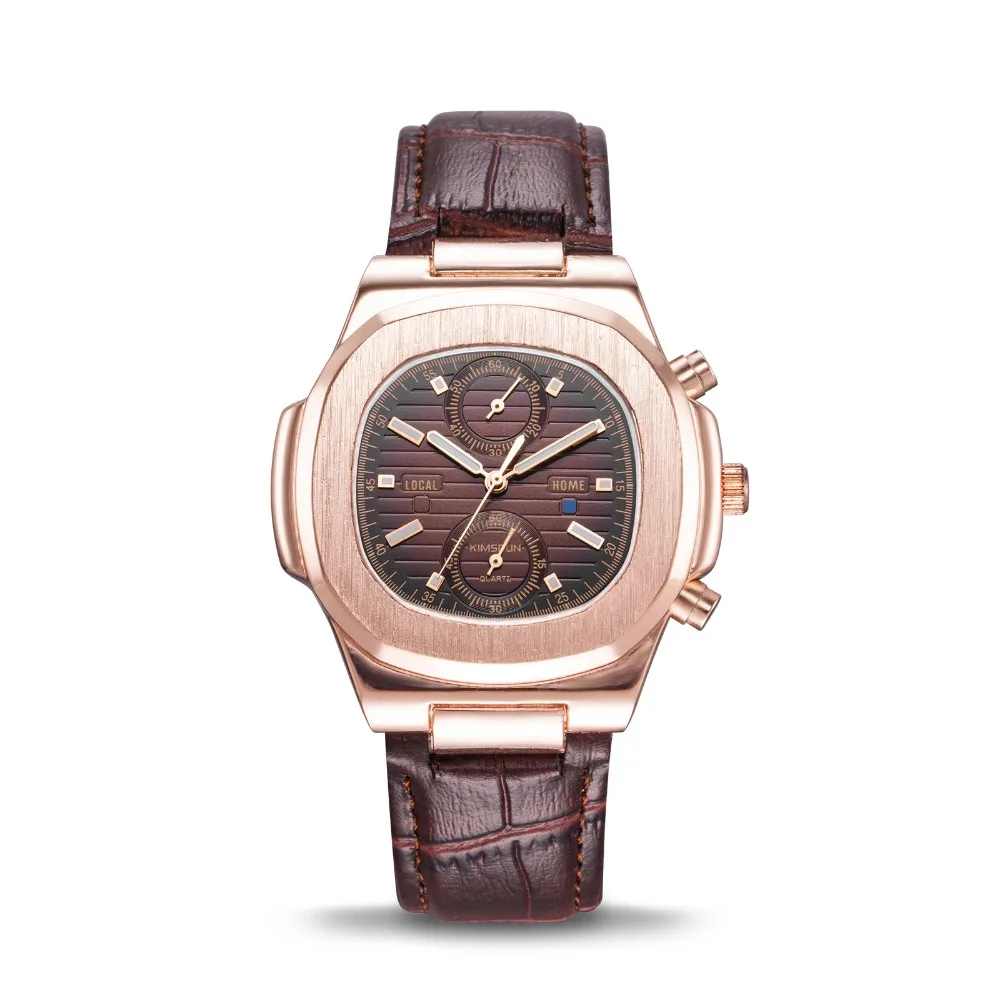 

DIDUN Watch Mens Top Brand Luxury Full Steel Military Wrist Watch Men Patek 30m Waterproof Business Luminous Quartz Clock 2018