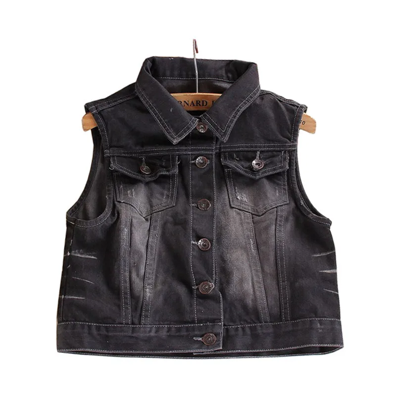 Black Denim Vest Women Reviews - Online Shopping Black Denim Vest Retro Washed Women Denim Sleeveless Personalized Black Short Jeans Jacket Cardigan Spring Summer Style E0105 - Black Denim Vest Women Reviews - Online Shopping Black Denim Vest
