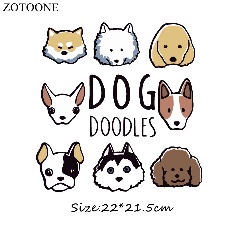 ZOTOONE Cartoon Animal Patches Set A-level Washable DIY Accessory Decoration Clothes Iron-on Transfers Patches Gift for Kids D ZOTOONE Cartoon Animal Patches Set A-level Washable DIY Accessory Decoration Clothes Iron-on Transfers Patches Gift for Kids D