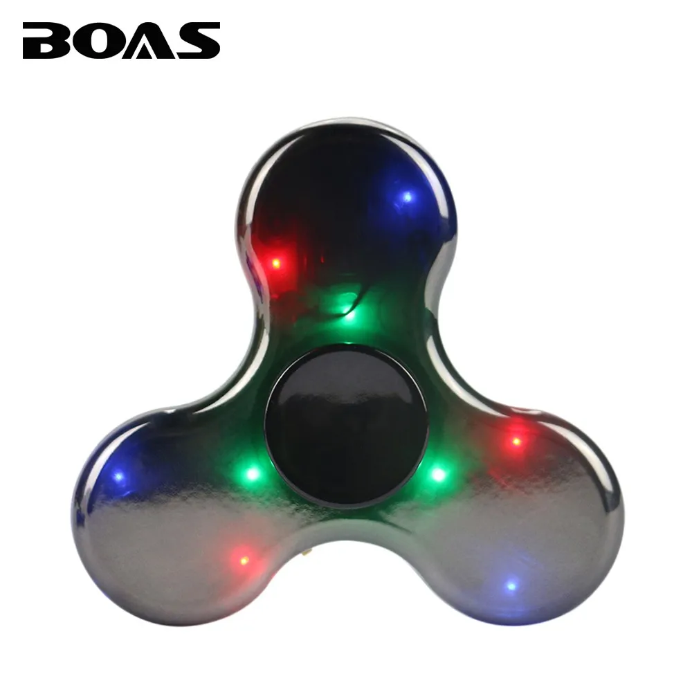 BOAS New Bluetooth Music Spinner with Speaker LED Speaker Fidget