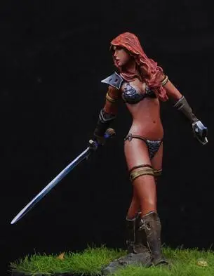 

1/32 Scale 35mm Resin Figure Building Kit Double pole fighter