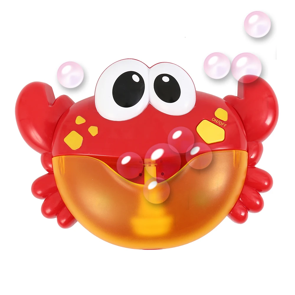 Baby Bath Toys Crab&Frog Bubble Machine Bathroom Toys for Children