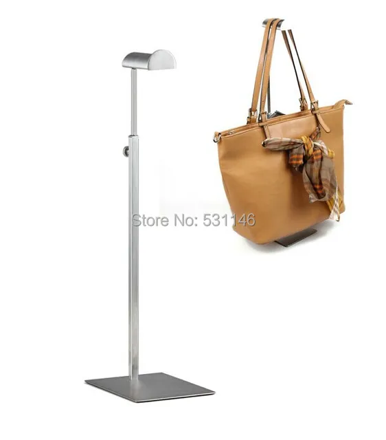 Stainless Steel Metal Matte Surface Handbag Rack Display Stand Hooks Stainless Steel Metal Matte Surface Handbag Rack Display Stand Hooks Holder Bj