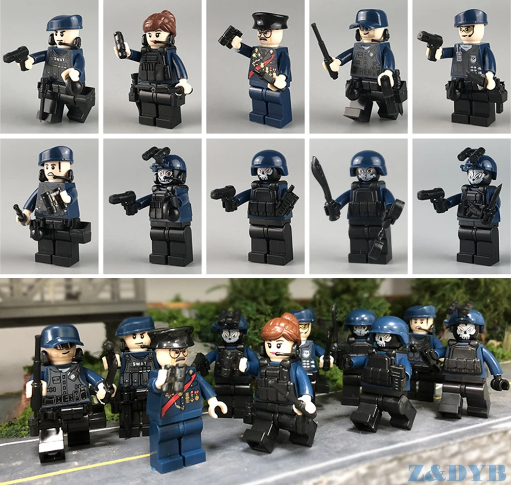 block tech swat team construction set