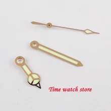 Parnis высокое качество светящиеся золотые часы ручной светильник зеленый цвет ручной подходит для DG 2813 ETA 2824 2836 Miyota 8215 движение