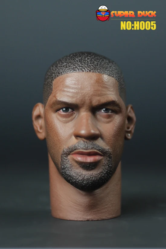 

1:6 scale male Figure accessories The Book of Eli Denzel Washington head shape carved for 12" Action figure doll