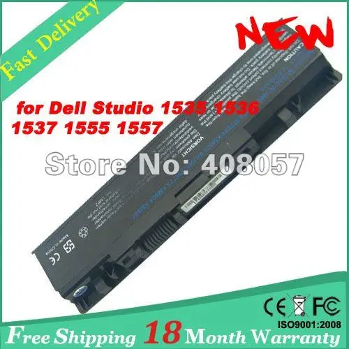 Аккумулятор 5200 мАч для ноутбука dell Studio 1537 1555 1557 KM958 KM965 MT264 MT276 PW773 WU946 WU960 WU965|batteries