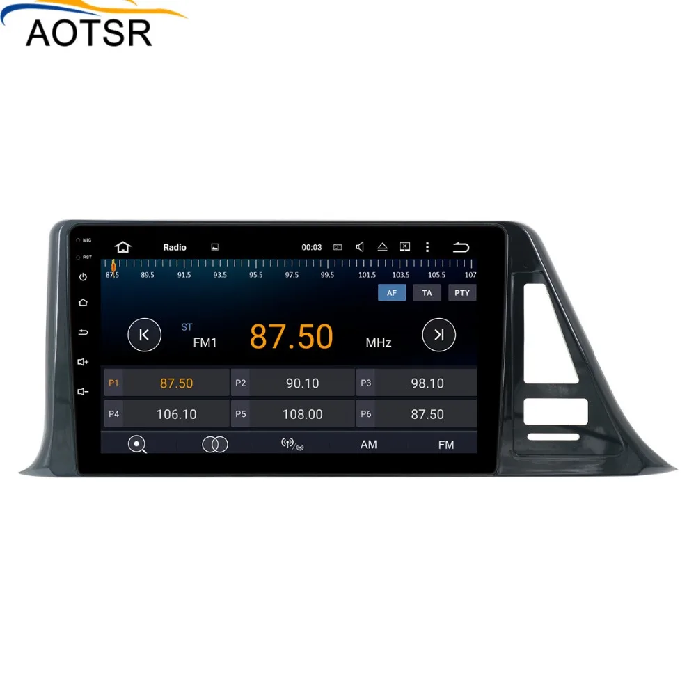 Sale IPS 9" Android 8.0 Car dvd multimedia player head unit for Toyota CH-R CHR 2016 2017 2018 GPS Navigation radio auto stereo 4+32G 2