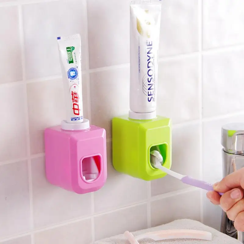 

1pcs Toothpaste Dispenser Auto Automatic Squeezer Toothpaste Dispenser Drop Shipping #0517
