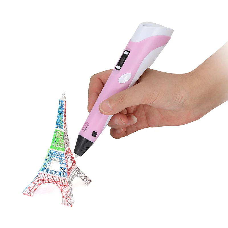 3D ручка светодиодный Экран DIY 3D по индивидуальным заказам с 1,75 мм PLA ABS нити 5V 3D, ручки для рисования, креативная игрушка; подарок для детей с чертежной конструкцией