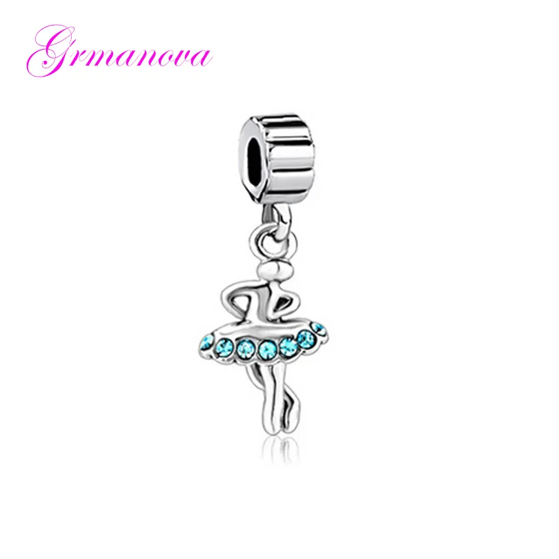 Charm Pandora Ballet Silver Ballet Charm Necklace Pandora Jewelry
