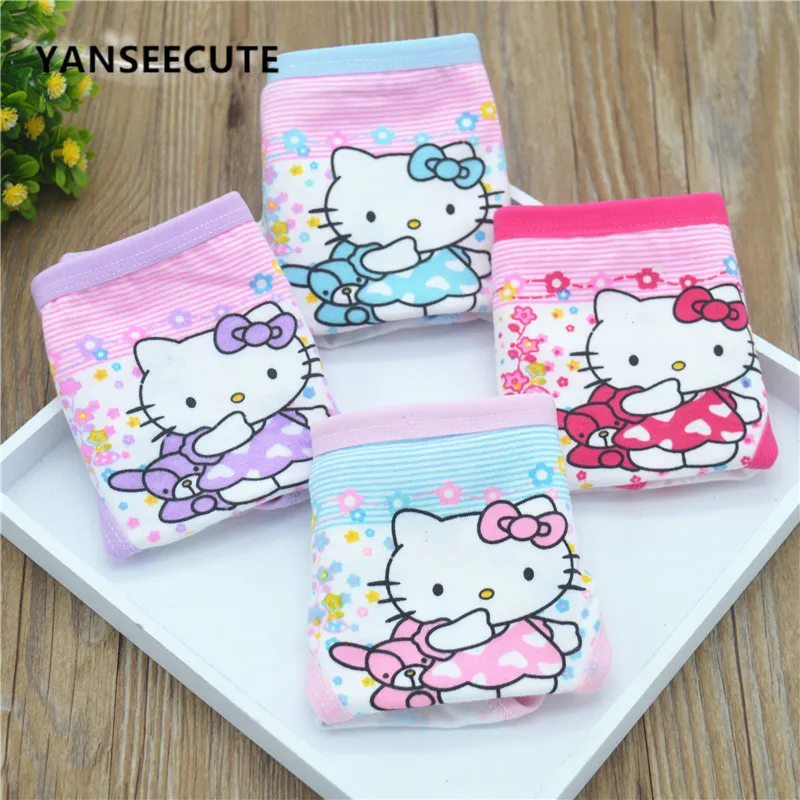 

girl underwear girl panties calcinha children's pants child's underpants calcinha infantil briefs shorts for girls A1062-4PCS