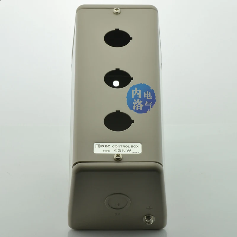 

[SA]Imported from Japan and the spring IDEC 22mm metal three -hole button box KGNW313Y--5pcs/lot