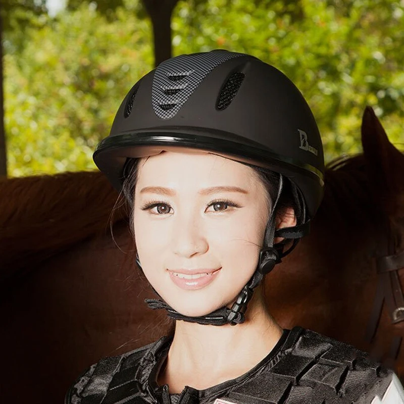 Конный шлем для верховой езды, дышащий, прочный, безопасность, половина покрытия, шлемы для верховой езды для мужчин, женщин, детей 52-61 см