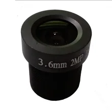 HD 3.6mm CCTV Lens HD 2.0 Megapixel IP Camera Lens M12 Mount Fixed for Secure video surveillance cameras