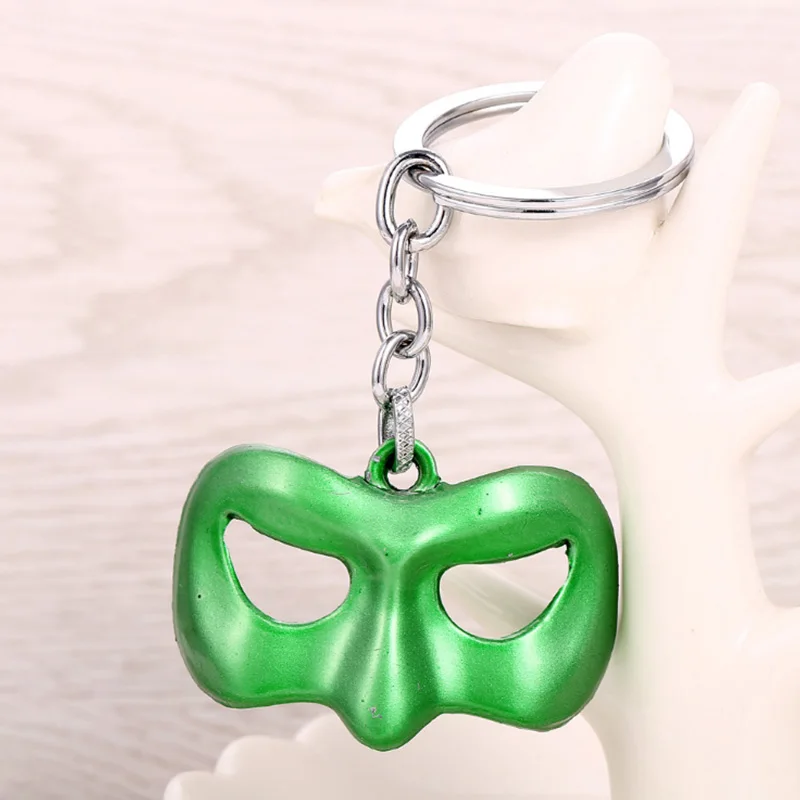 Green Lantern Keyring Jewelry Mask Keychain Man Car Key Ring Women Bag keyrings kids Gifts key