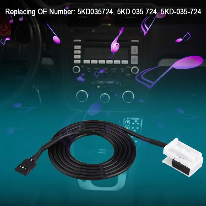 Автомобильный USB аудио AUX вход розетка переключатель кабель для RCD310 VW Golf/GTI/R MK5 MK6