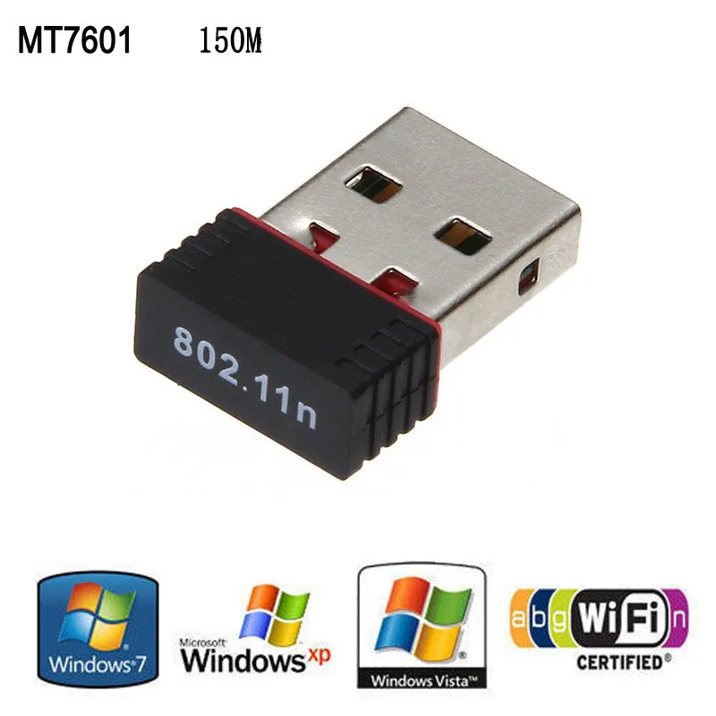 Wireless adapter 150m usb 2 0 wifi wireless mt 7601 150mbps wifi