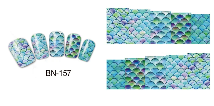 

1Sheet 3D Water Decals Nail Art Stickers Various flower/shell /starfish Image on Nails of Dandelions Stickers Manicure Z017