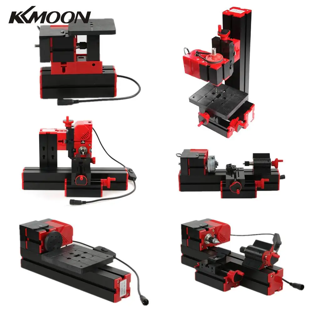 6 в 1 токарный инструмент набор лобзик шлифовальный станок бурильщик пластиковый металлический деревянный токарный станок сверление шлифовальный токарный фрезерный станок пильный станок набор инструментов