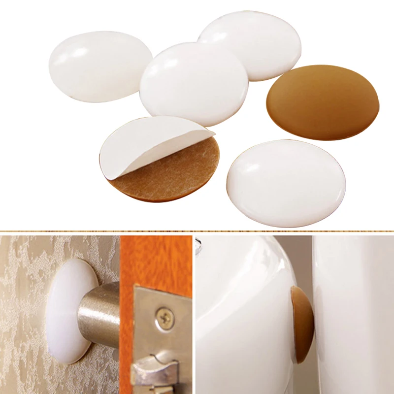 Buy New Wall Protector Door Handle Bumper Guard Stopper Self Adhesive Rubber