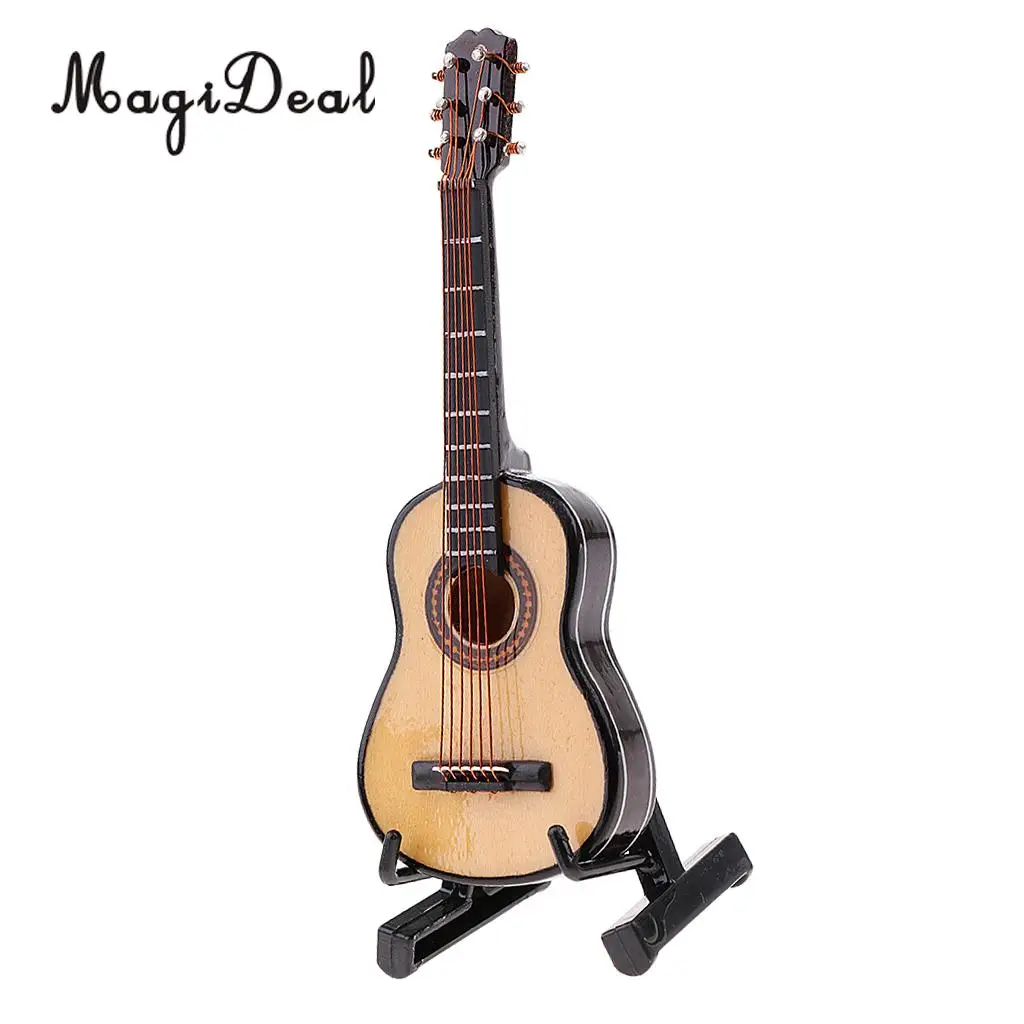 MagiDeal 1/6 Scale Handmade Classic Guitar Model Instrument for 12 Inch Action Figure Doll Toys Soldier Model DIY Accessories