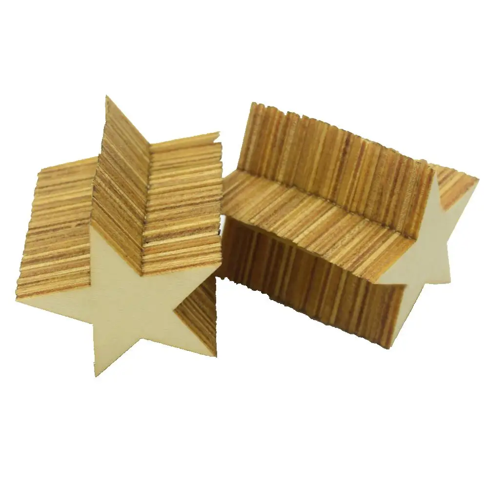 

50Pcs DIY 4/5/8/10/12/15cm hole with five-pointed star pendant Crafts Scrapbooking Supplies Hand-made Graffiti Buttons