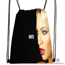 Custom Beyonce походная сумка на шнурке для мужчины женщины милый рюкзак дети ранец(черный Назад) 31x40 см#180531-01-04