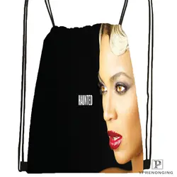 Custom Beyonce походная сумка на шнурке для мужчины женщины милый рюкзак дети ранец (черный Назад) 31x40 см #180531-01-04