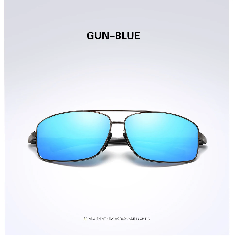 Фирменные дизайнерские солнечные очки, Для Мужчин Поляризованные алюминиево-магниевым сплавом Спорт на открытом воздухе солнцезащитные очки Для Мужчин's Винтаж защитные водительские очки