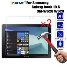 XSKEMP 2 шт/партия 9 H Закаленное стекло протектор экрана для samsung Galaxy book 10,6 SM-W620 W623 планшет Анти-Царапины Защитная пленка