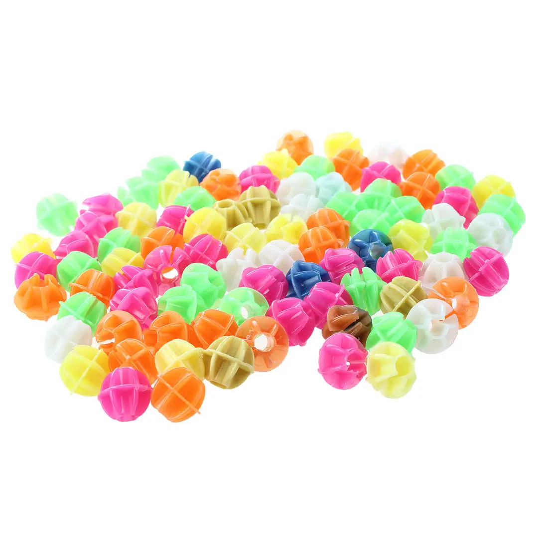 2 Bags Colorful Plastic Clip Spoke Bicycle Beads Decorin Bicycle Crank