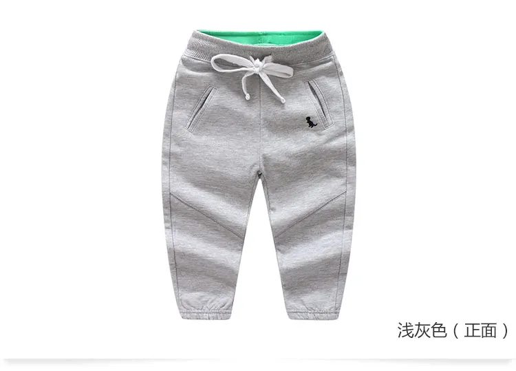 2018 Spring Autumn Casual 2 3 4 5 6 7 8 9 10 Years Solid Color Cotton Drawstring Child Baby Kids Boys Sports Long Trousers Pants (17)