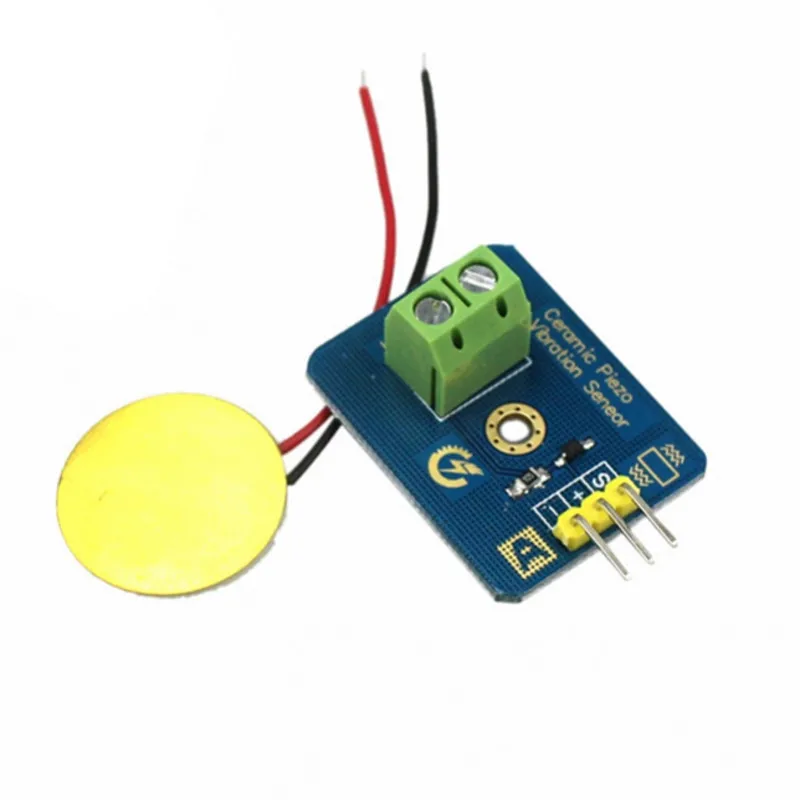 Ceramic Piezo Vibration Sensor Analog Output Electronic Components