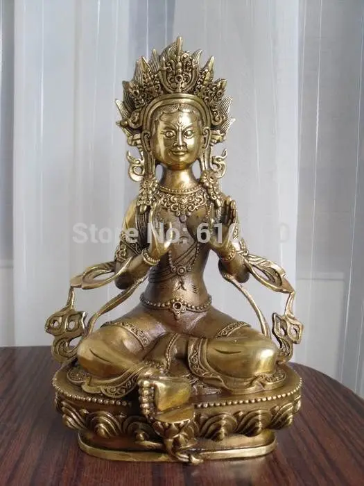 

Buddhist bronze Tara-Who Subdues Demons & Protects Against War Buddha statue