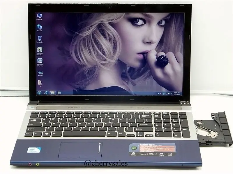 Игровой ноутбук 8 ГБ + 500 Гб 15 6 дюйма четырехъядерный процессор i7 Windows 7 компьютер с