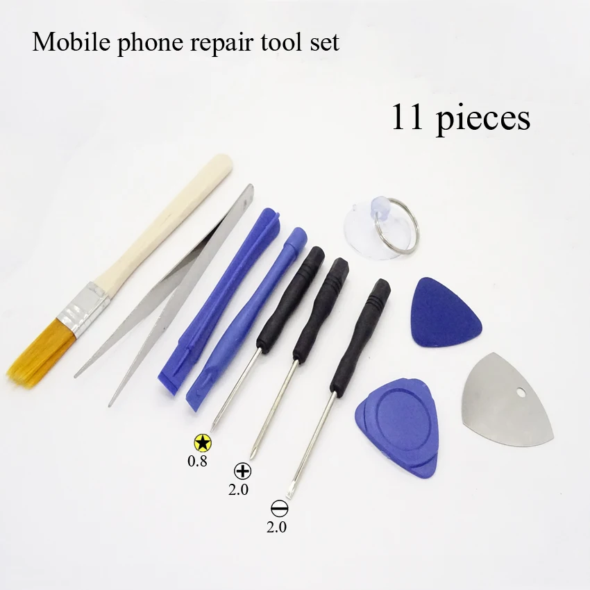 

Hot sale 11 in 1 Mobile Phone Repairing Tool Kit Spudger Pry Opening Tool LCD Repair Tools with screwdrivers for Iphone tool
