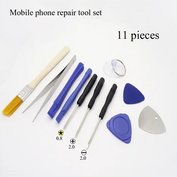 

Hot sale 11 in 1 Mobile Phone Repairing Tool Kit Spudger Pry Opening Tool LCD Repair Tools with screwdrivers for Iphone tool