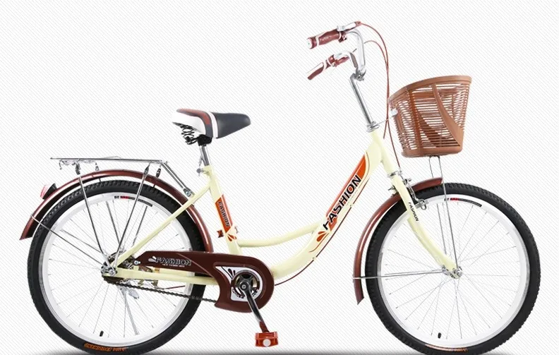 Excellent Free Shipping high quality carbon steel material  24 inch Female student retro commuter Producers tourism bike 2