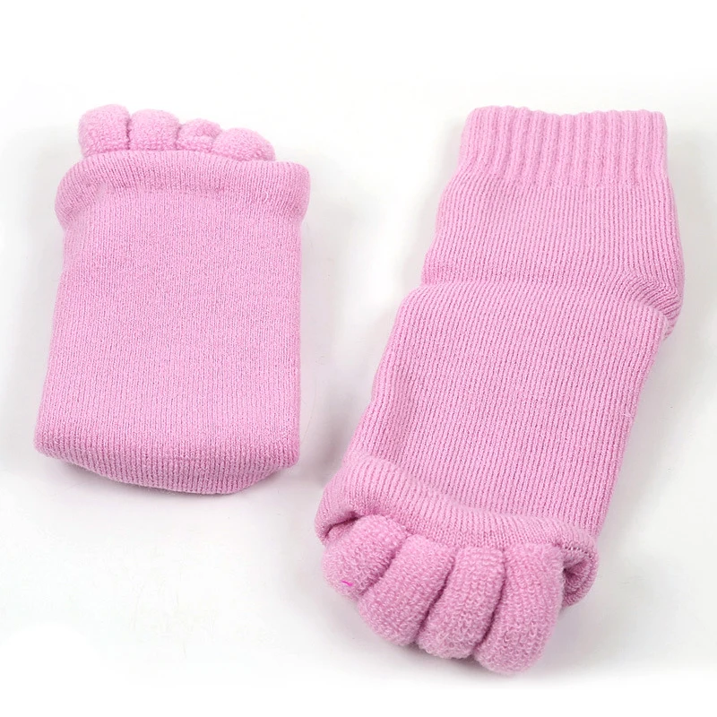 1Pair Five Toe Socks Bunion Corrector Orthotics Separators for Hallux Valgus Pain Relief Foot Care Pedicure Tools