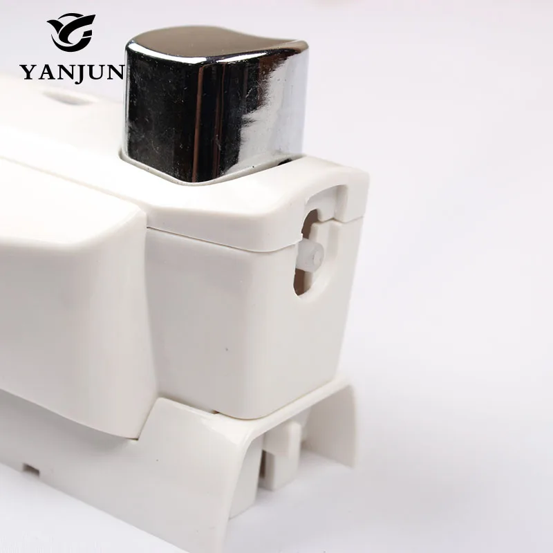 Yanjun 380 мл один шампунь или мыла, диспенсер для жидкого мыла держатель настенное крепление туалете ванны душевые принадлежности Белый YJ-2526