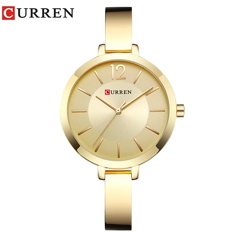 CURREN новые кварцевые женские часы повседневные модные наручные relogio feminino