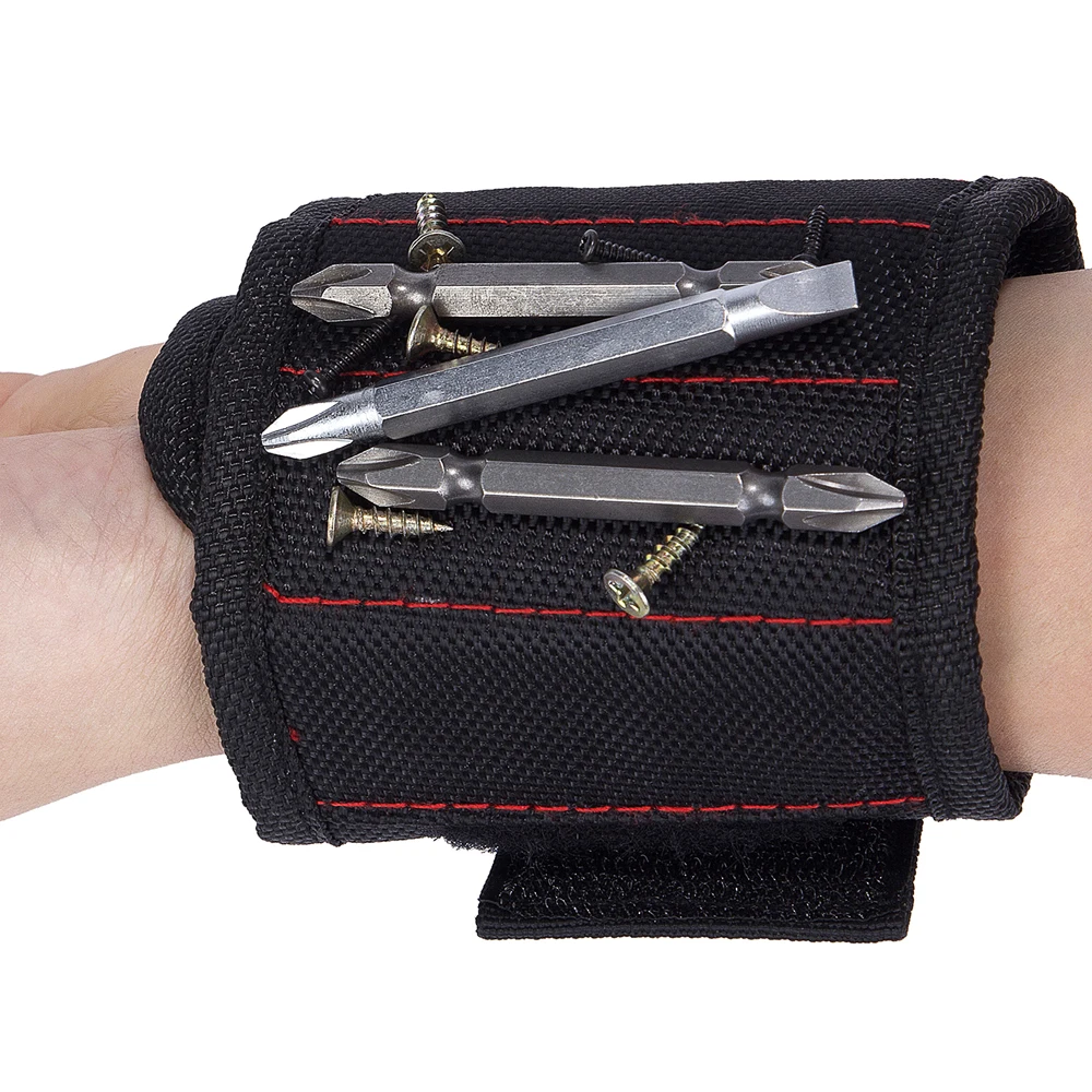 Hakkin магнитный браслет Портативный сумка для инструментов электрика запястья