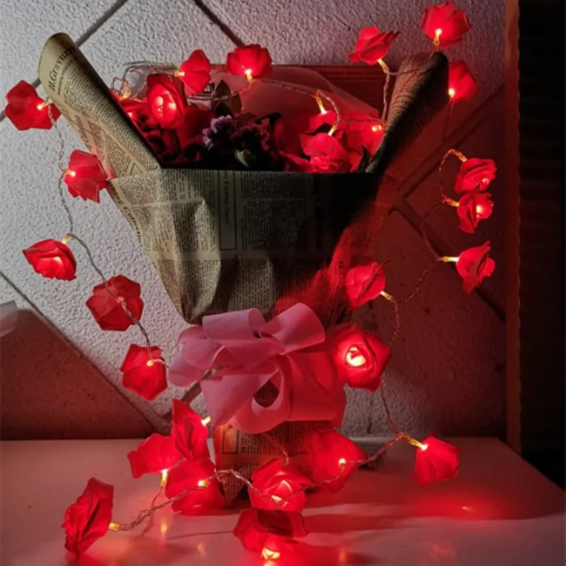 RED ROSE LIGHTS STRINGS