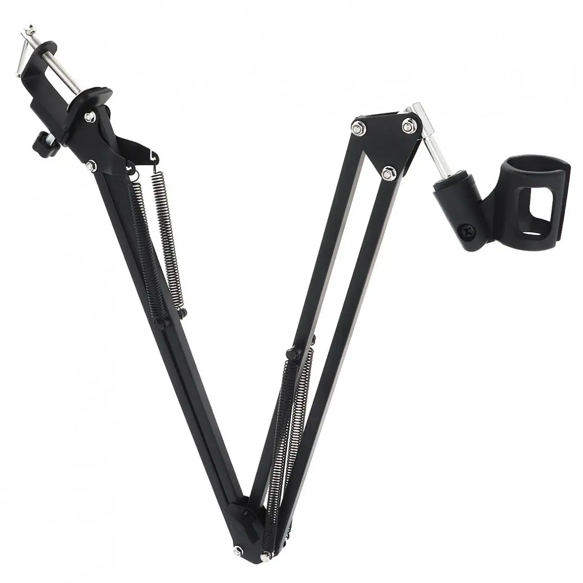 

CY-35 Metal Adjustable 31.5"/80cm Studio Recording Microphone Arm Stand with Microphone Clip and Table Mounting Clamp