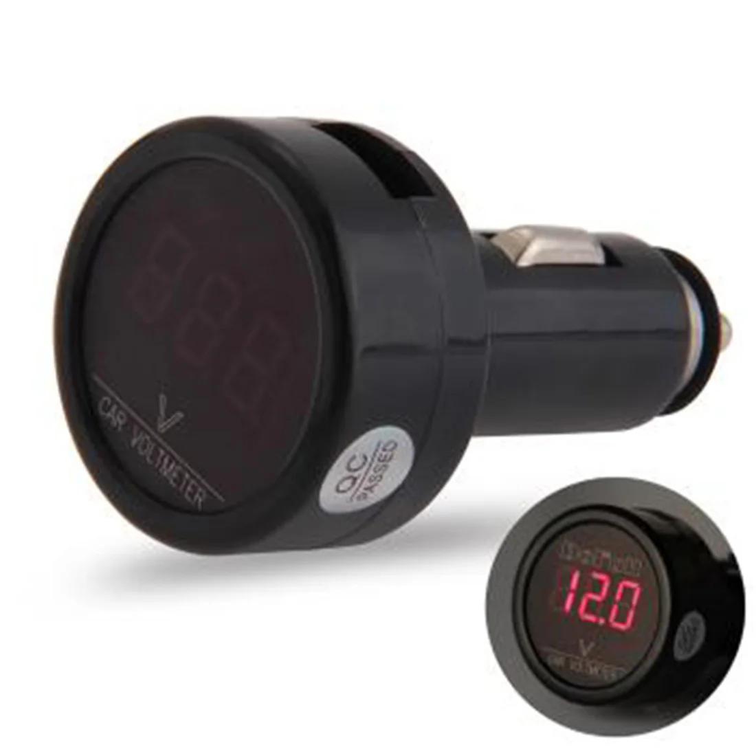 Hot Selling Red LED Digital Car voltage meter Electric Cigarette