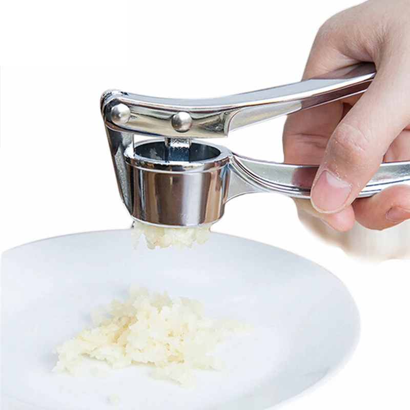 Garlic Peeler Hot Stainless Steel Kitchen Squeeze Tool Alloy Crusher