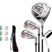 4 шт./9 шт./13 шт. для начинающих, полный набор клюшек для гольфа, мужских клубов, стандартных клубов, ультралегкие Углеродные валы, подарочные сумки