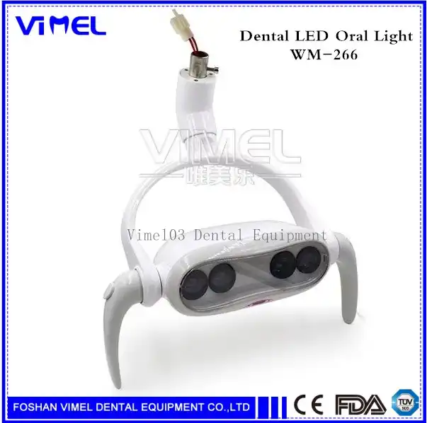 lampara de luz led para uso oral luz dental sin sombreado 4 luces para unidad dental silla de techo taburetes de operacion de odontologia